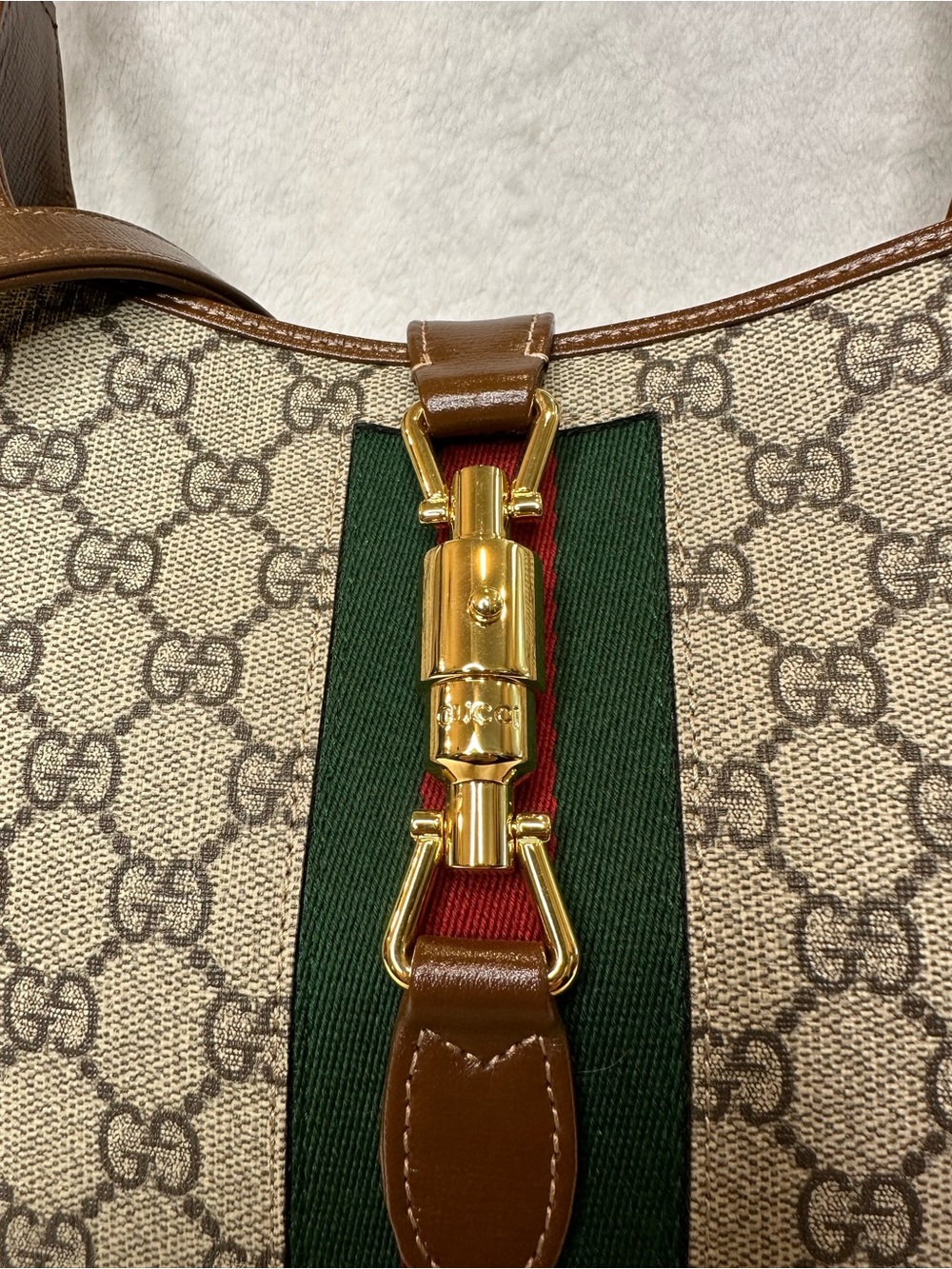 Gucci Jackie 1961 Shoulder Bag Small GG Supreme - Picture 2 of 14